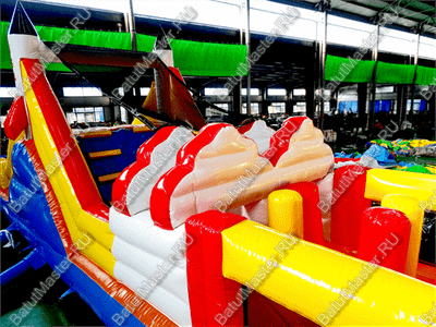 Коммерческий надувной батут "Ракета на взлёте"