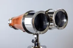 Бинокль декоративный серебро