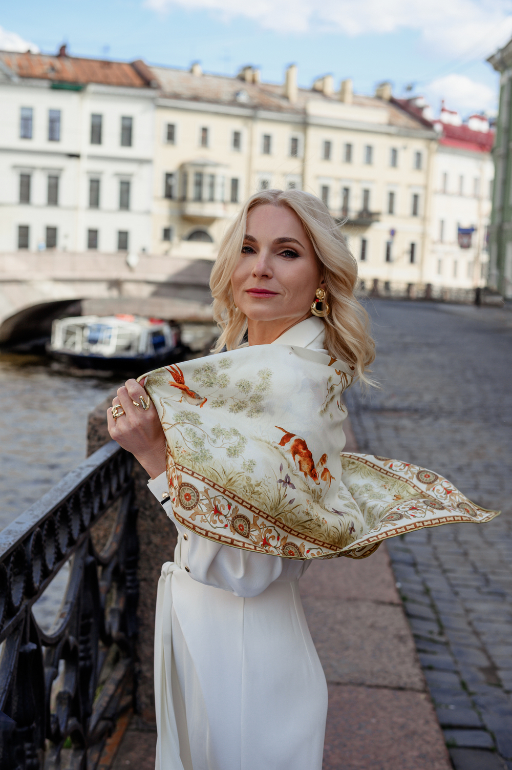 Платок «Русская охота»