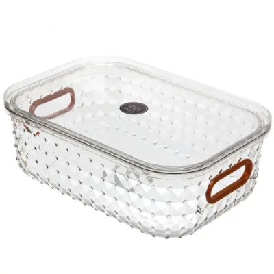 Контейнер для хранения с крышкой «ЛАМИНГТОН», цвет прозрачный, 25*17*8.5см