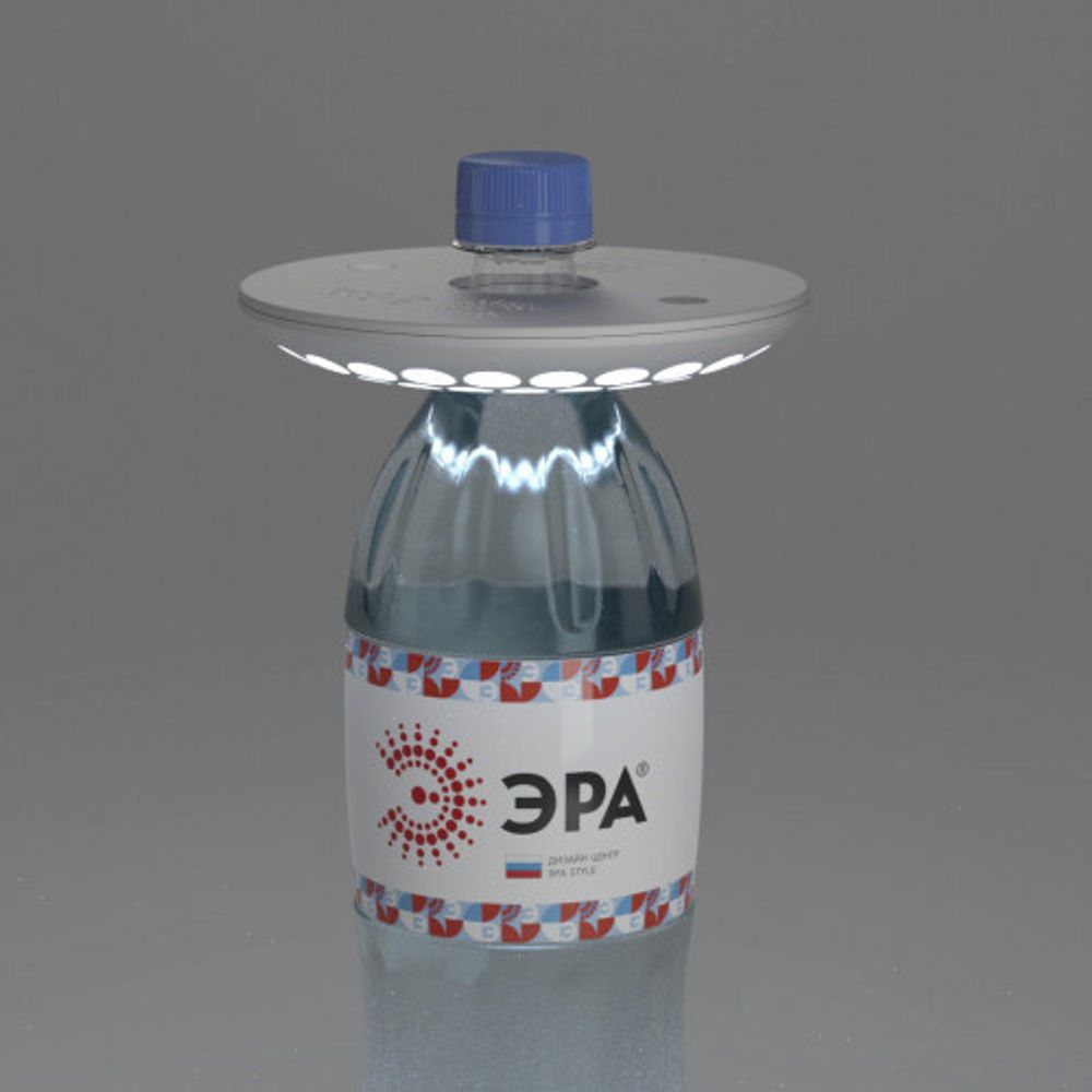 Фонарь кемпинговый светодиодный ЭРА KB-601 НЛО на батарейках с магнитом и карабином походный яркий светильник