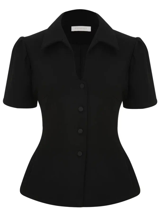 Жакет Odri приталенный, черный