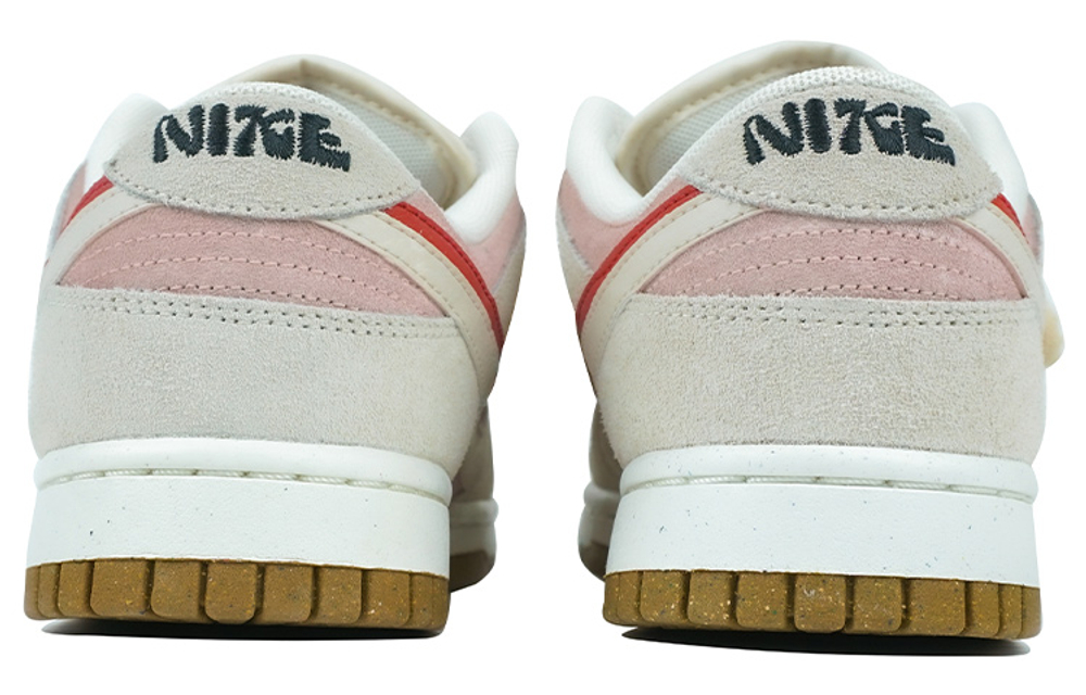 Nike Dunk Se K999 Slip Resistant, Abrasion Resistant, Lightweight Low top Skateboard Shoes Women"s Gray White Pink