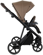Детская коляска Roan Sol Vintage Leather 2.0 3 в 1 с автокреслом Pituso Santiso Pro Black SL/11/L Camel/Black/руч.Тем.коричневый