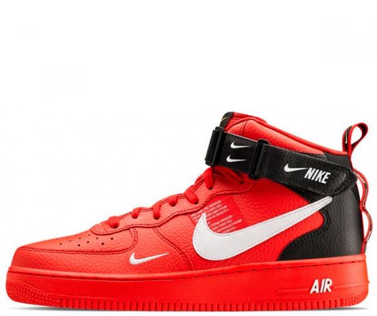 Кроссовки Nike Air Force 1 '07 LV8 Mid Utility Red/Black