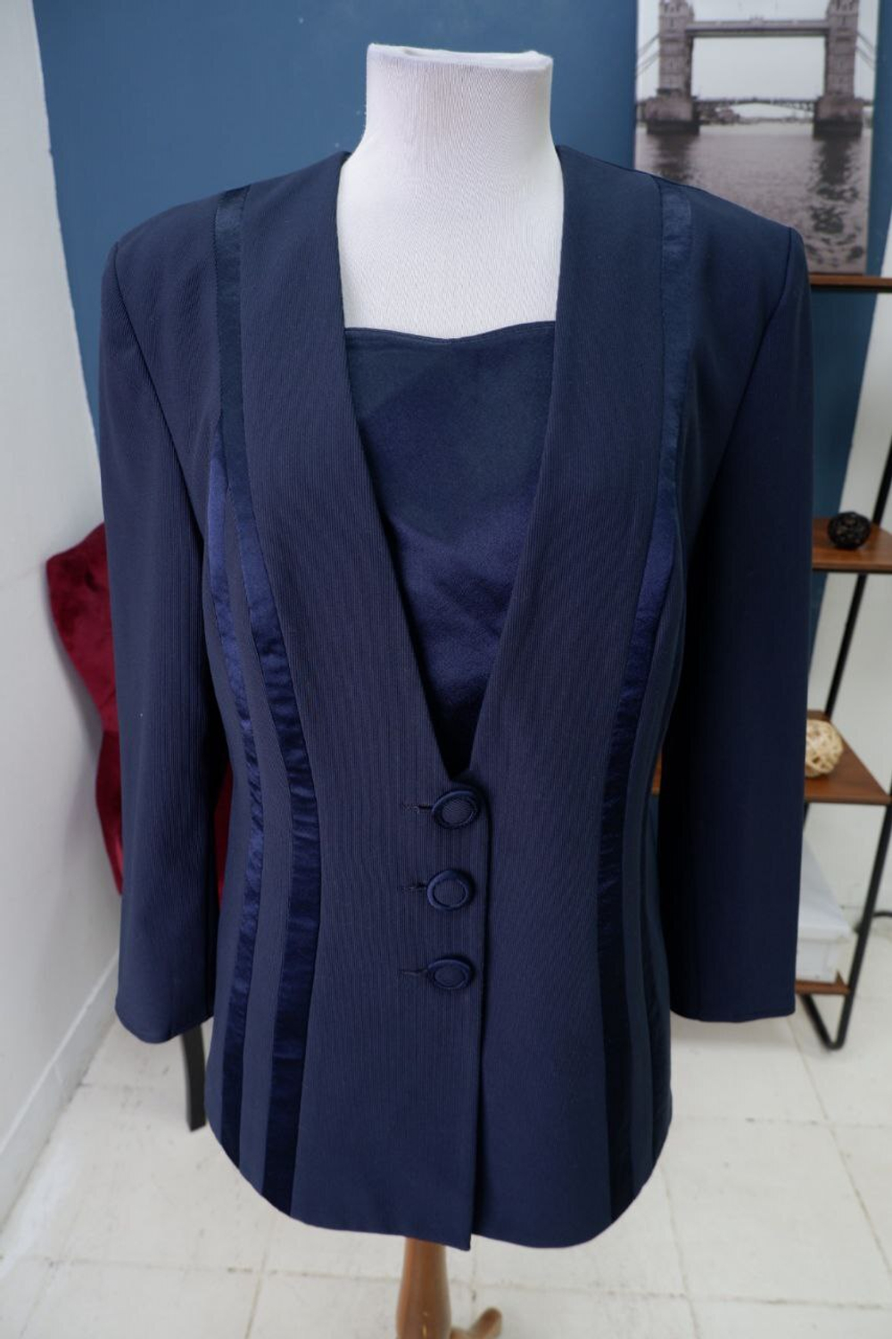 Жакет Tom Klaim комбинированный с топом 48 размер