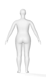 3D аватар манекена Моника