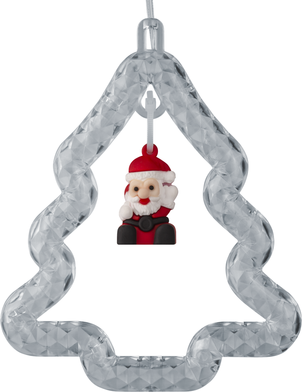 Гирлянда Navigator 95 009 NGF-D034-03 (бахрома елки и фигурки RGBY 3*0.6м IP20)