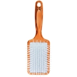 Расческа массажная зеркальная «Animals», принт девушки, микс 4 цвета, 7*23.5см, (блистер Ultramarine)