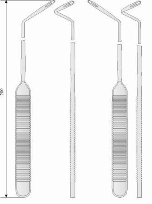 МЖ- 4/15 Игла лигатурная тупая левая 3