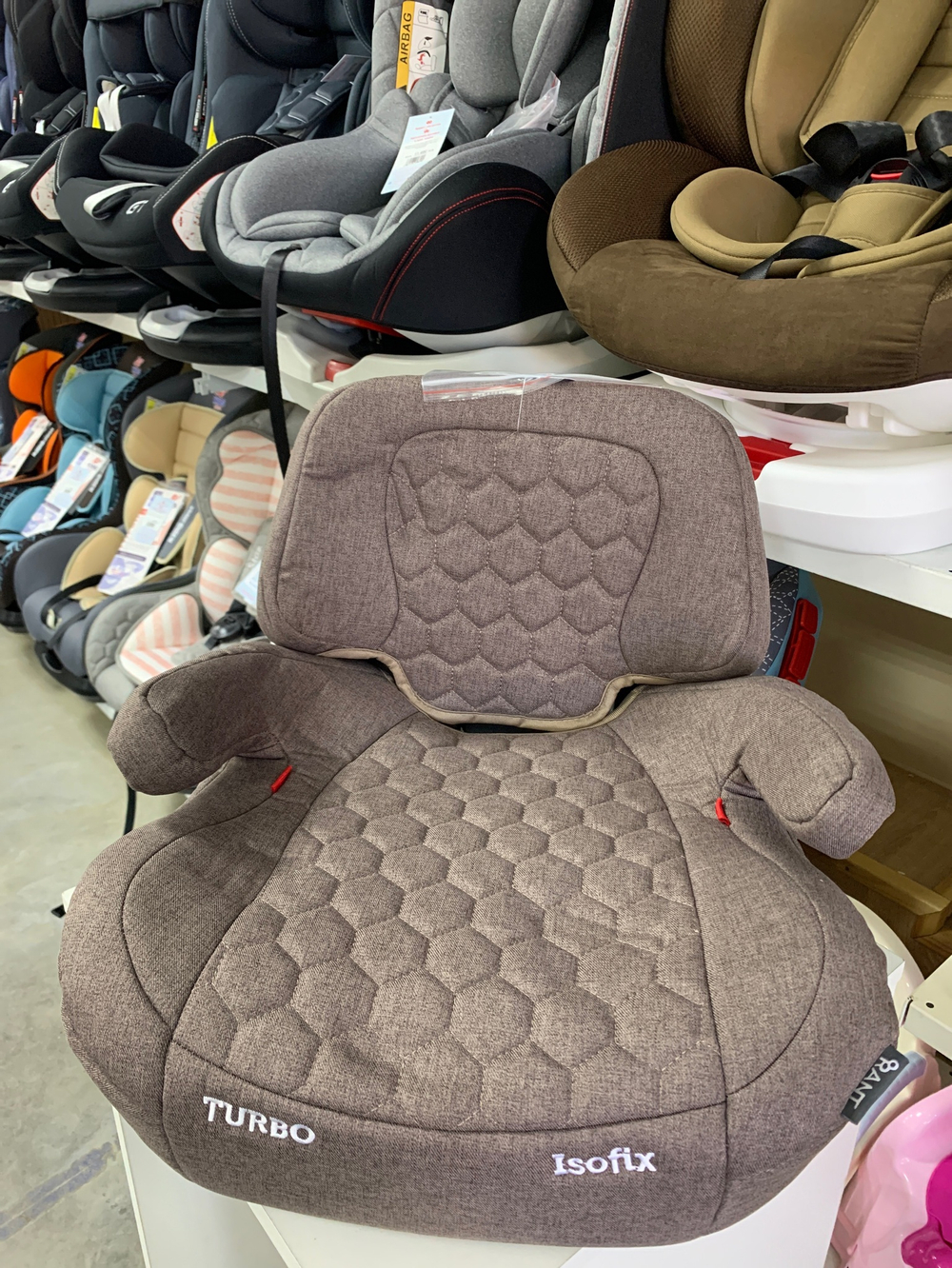 Автокресло-бустер Rant Turbo (brown) группа 3 (22-36 кг)