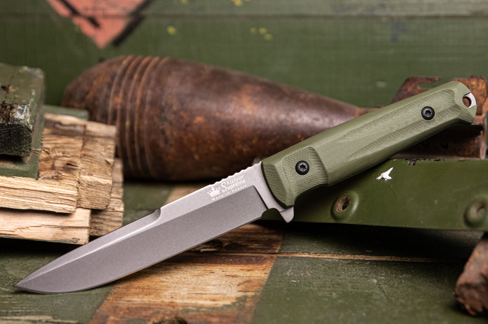 Тактический нож Alpha AUS-8 TacWash G10 Olive