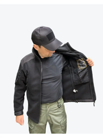 Флисовая кофта 7.26 без капюшона, Черный