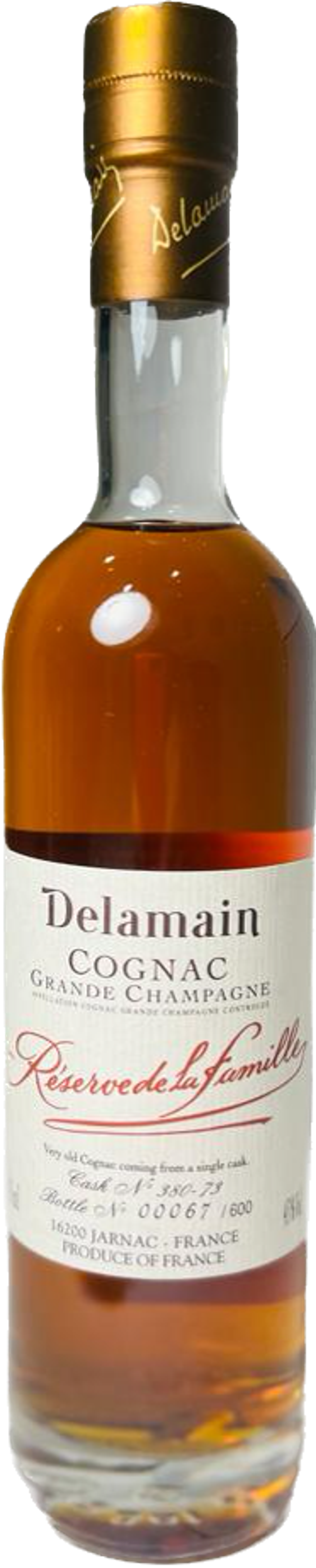 Delamain, Set of "Pale&Dry+Vesper+Tres Venerable+Extra+Reserve de la Famille"  0.2х5