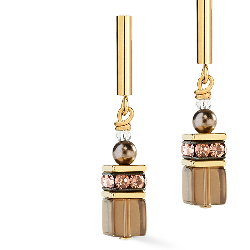 Серьги Coeur de Lion Braun 5086/21-1100
