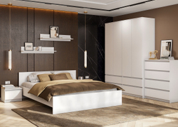 Шкаф двухстворчатый «Денвер» Белый