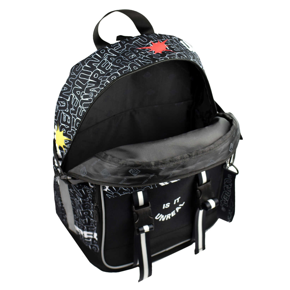 Рюкзак школьный, Феникс+, 29.5x42x17.5 см, полиэстер, сублимационная печать, 2 отделение (-я)