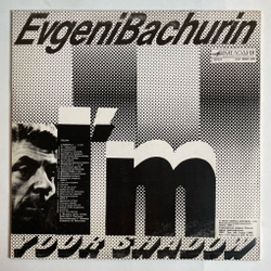 Винтажная виниловая пластинка LP Евгений Бачурин Я Ваша тень (СССР 1990)