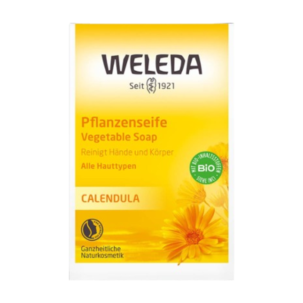 Растительное детское мыло с календулой 100г (WELEDA)