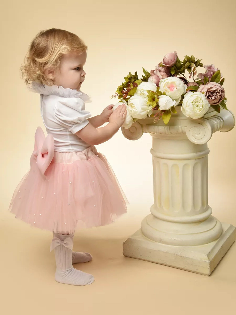 Боди с декоративным воротничком