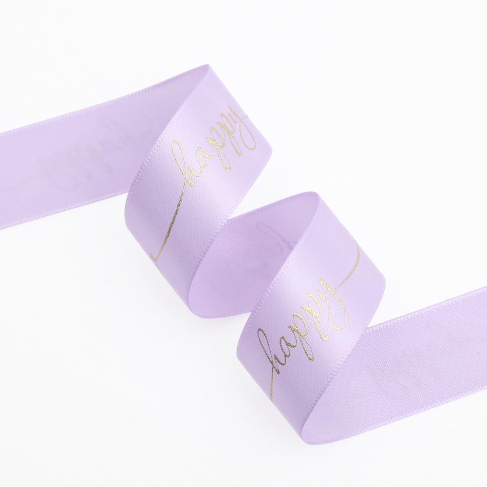 Лента"Happy" 2,5см*25Y