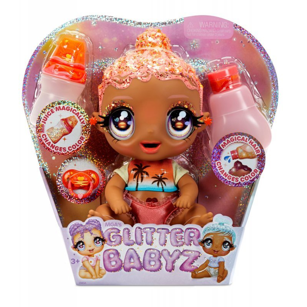 Babyz - Glitter Doll Solana Sunburst Волшебное изменение цвета 577294