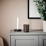 Свеча ароматическая IKEA BEHJARTAD (БЕХЭРТАД), Костер, Темный кофе, 50 часов