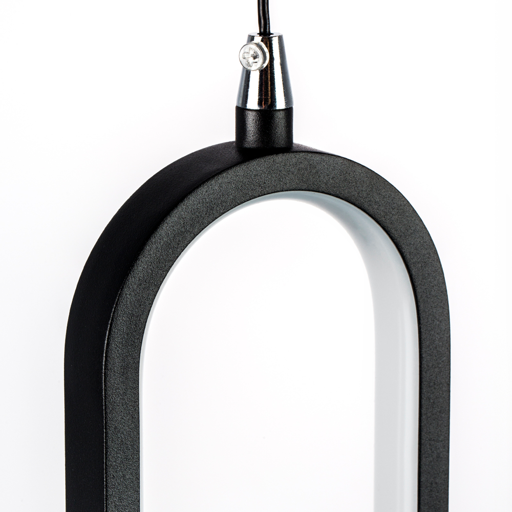 749007 Подвес SATURNO LED 9W 720LM ЧЕРНЫЙ 3000K