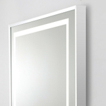 Зеркало BelBagno Kraft 68.5 SPC-KRAFT-685-885-TCH-WARM с подсветкой с подогревом Сатин с сенсорным выключателем