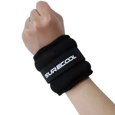 Утяжелитель для рук и ног HW-095, 2*1 кг, черный