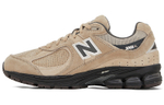 New Balance NB 2002R comfortable all-match fabric leather wear-resistant low-cut casual running shoes for men and women the same camel color