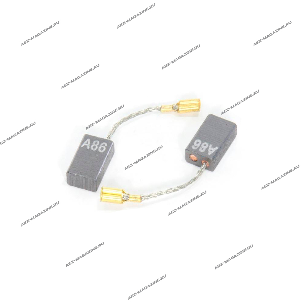 Электроугольная щетка 5х8х13 Поводок, клемма-мама (для BOSCH A-86)