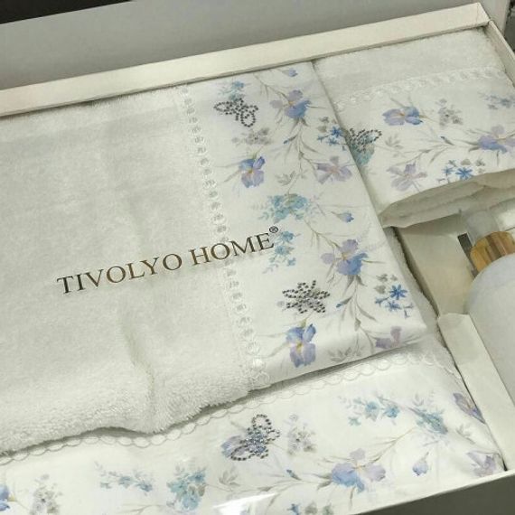 Набор полотенец Iris 3 предмета + ароматизатор TIVOLYO HOME