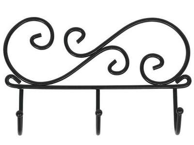Вешалка "Кружева 3" черная