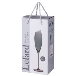 НАБОР БОКАЛОВ ДЛЯ ШАМПАНСКОГО ИЗ 2-Х ШТУК "DAISY BLUE" 180МЛ (УДАРОПРОЧНАЯ УПАКОВКА)