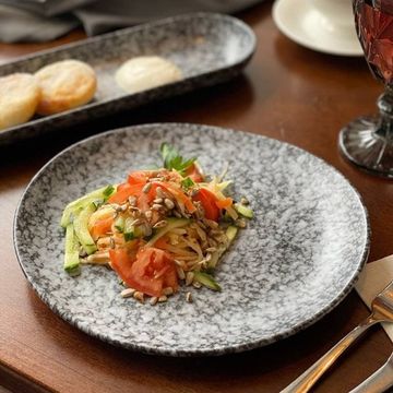 «Чёрный оникс» Блюдо для подачи , 25,5х23х3 см