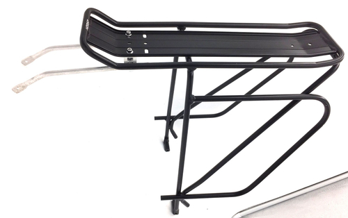 Багажник алюминий H033 27,5-29" стоечн. сварной, с дугами, для диск торм. черный HORST