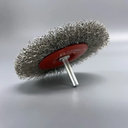 Корщетка для шуруповерта и дрели, дисковая, 100мм, нержавейка