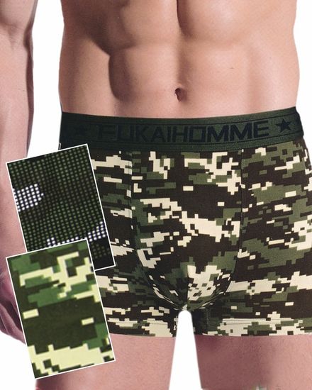 Трусы мужские боксеры(2 шт) Fukai 1108 F,милитари