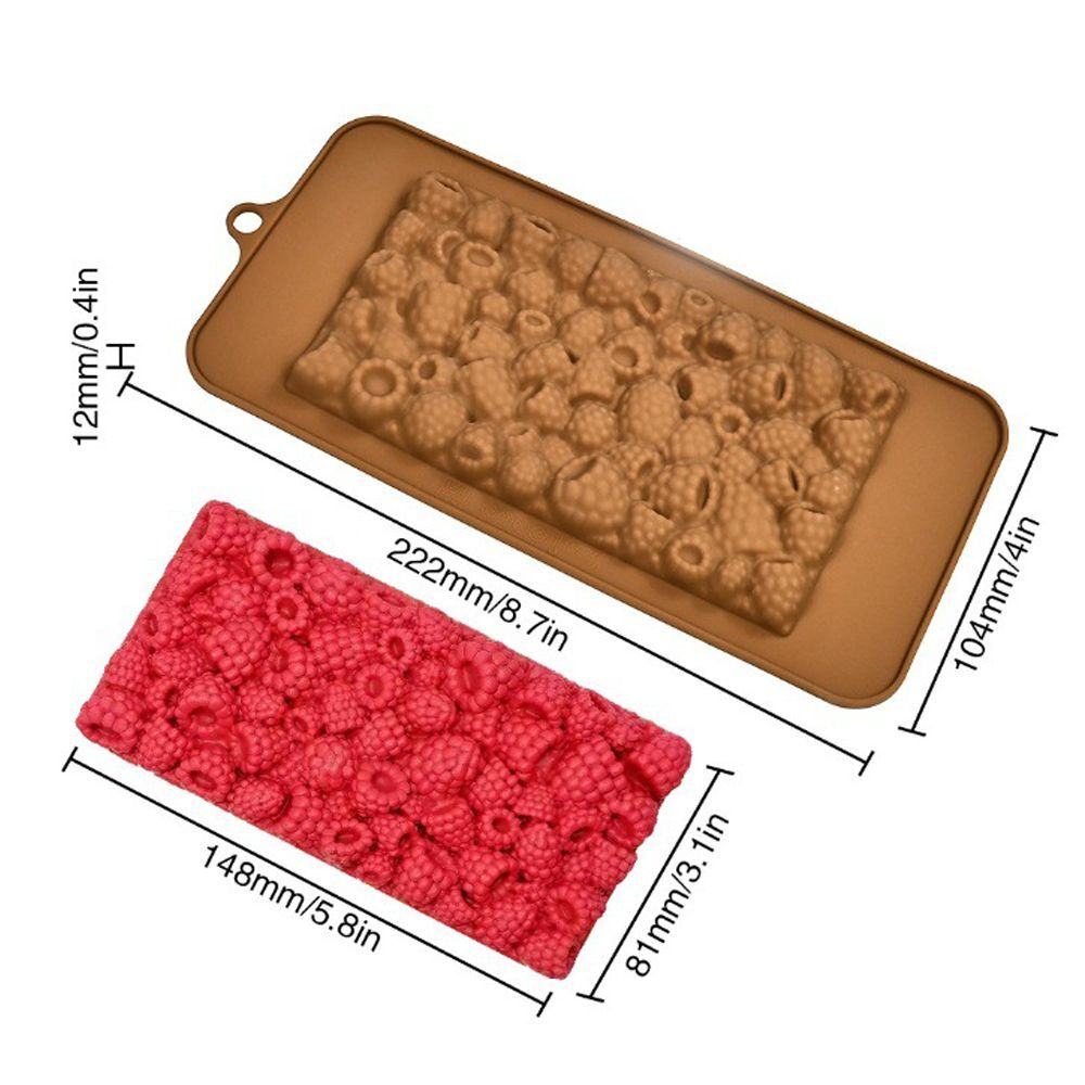 Форма силиконовая для шоколада «Плитка Малина»