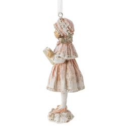 GAEM Фигурка декоративная подвесная "Девочка", L5 W5 H11,5 см, 6в.