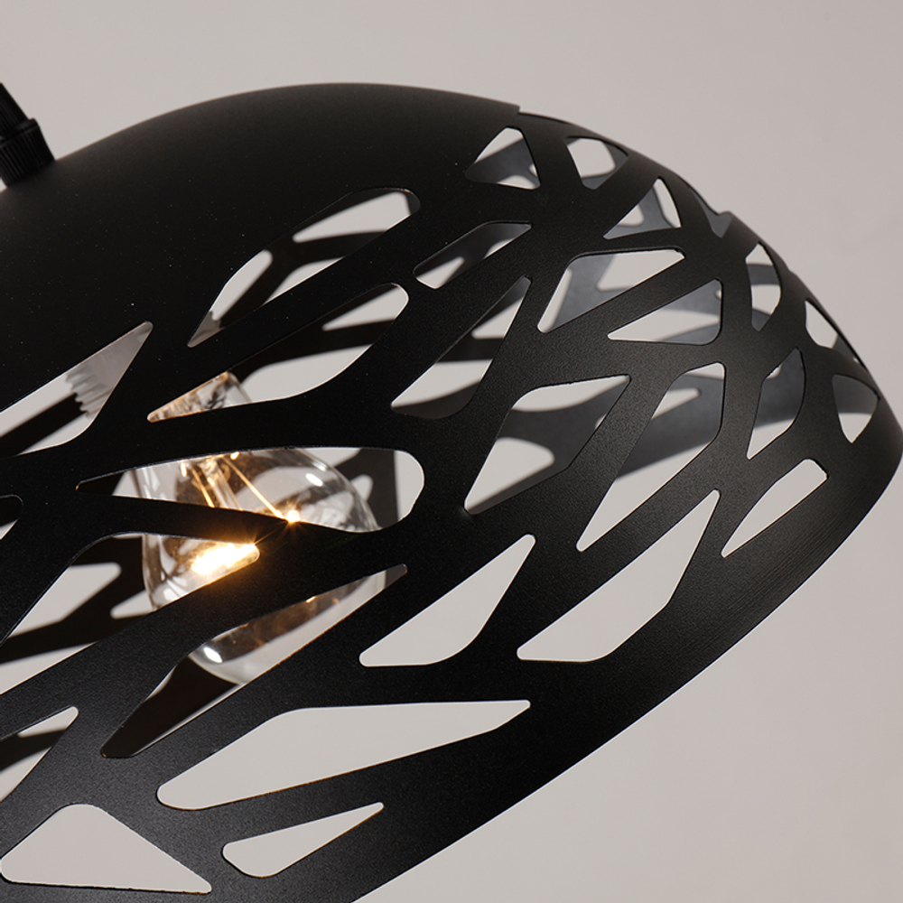 Pendant design lamp Kelly Cluster by Studio Italia Design (Black/hemisphere)