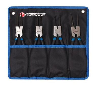 Набор съемников стопорных колец, 4пр(L-230мм), на полотне Forsage F-50409A