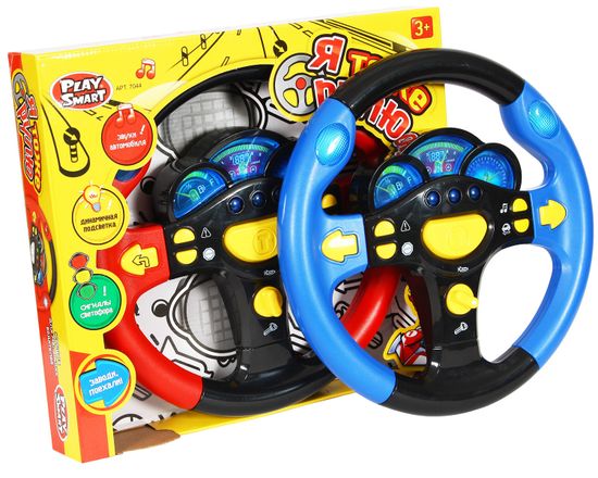 Обучающий руль "Я тоже рулю" на батарейках