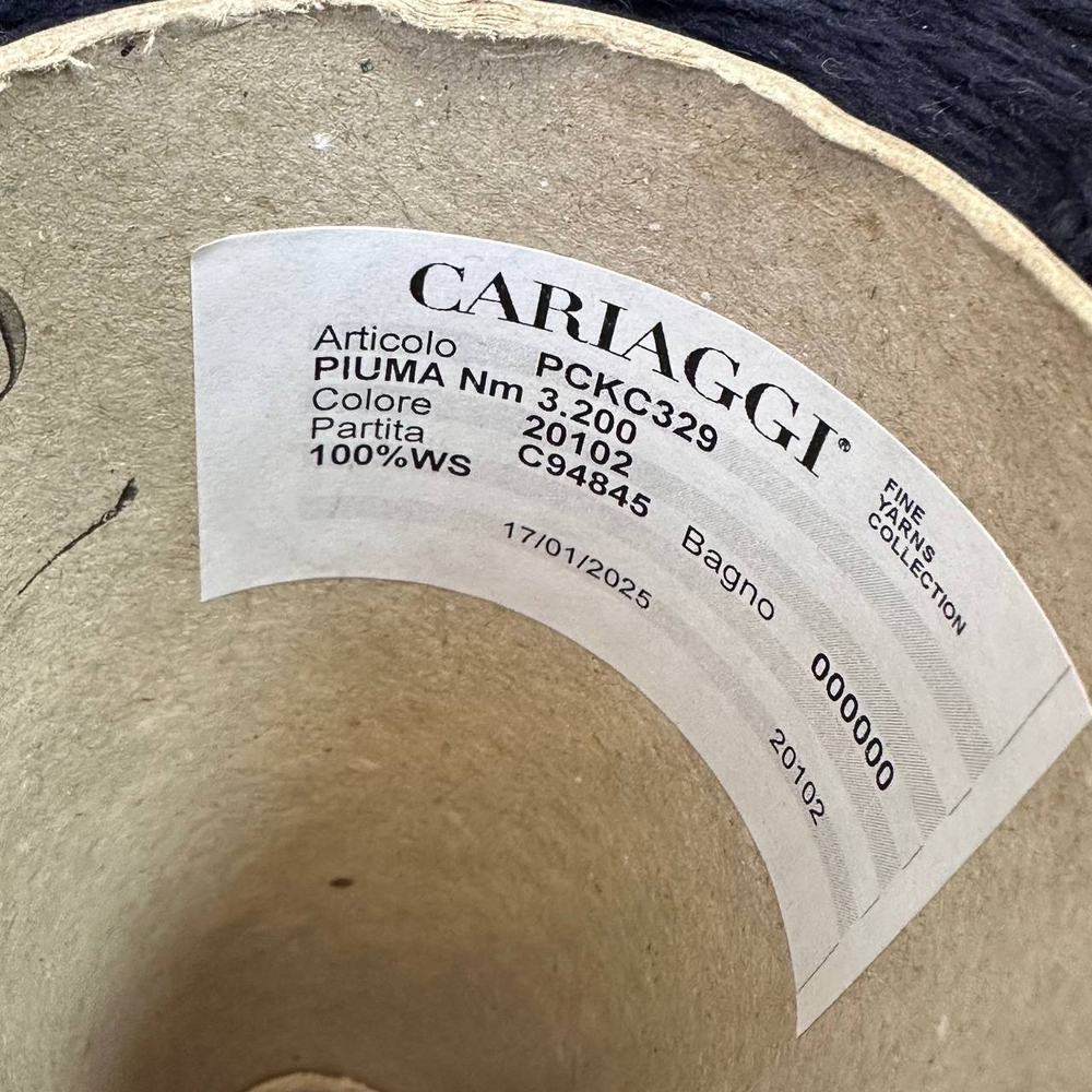 PIUMA PCKC329 - CARIAGGI; 100% кашемир; 320м/100гр; col. 20102, цвет: темно-синий; S723
