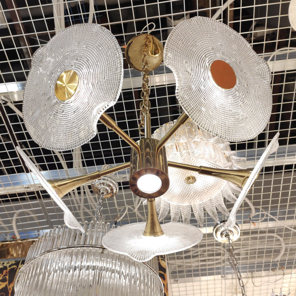 Люстра Cloyd GRAMMY C6 / Ø60 см - золото (арт.10666)