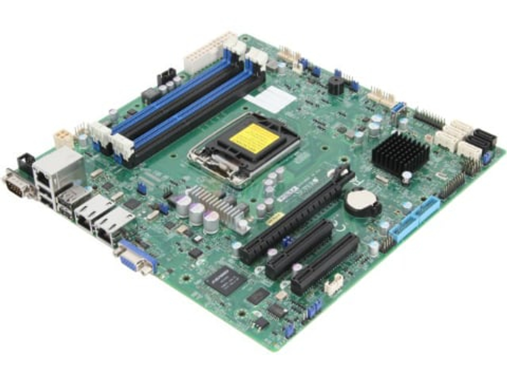 Материнская плата Supermicro X10SLM-F 1xLGA1150 C224 Xeon E3-1200 v3 mATX 4xDIMM