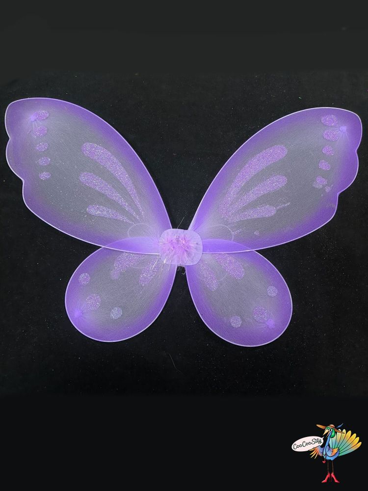 крылья Фея светло-фиолетовые 47х44 см