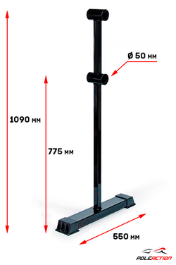 Стойки 2-х уровневого мобильного (переносного) хореографического станка v2.0 (пара)