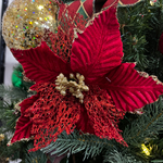 Новогодняя пуансеттия красная [Арт. FL 18000]